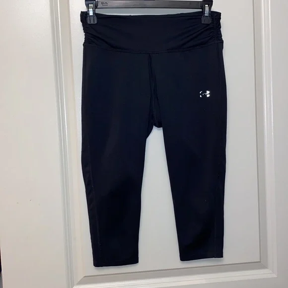 Under Armour Pants Jumpsuits Under Armour Black Yoga Pants W